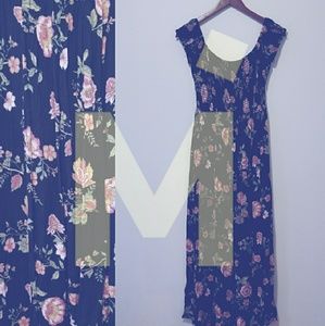 Black Floral Maxi Dress